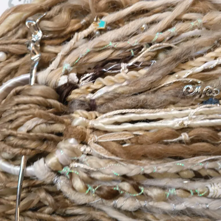 Фибула заколка для дред кос афрокудрей ручная работа