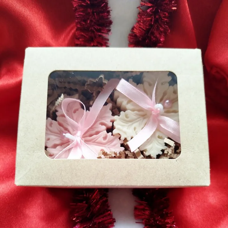 Свечи новогодние набор