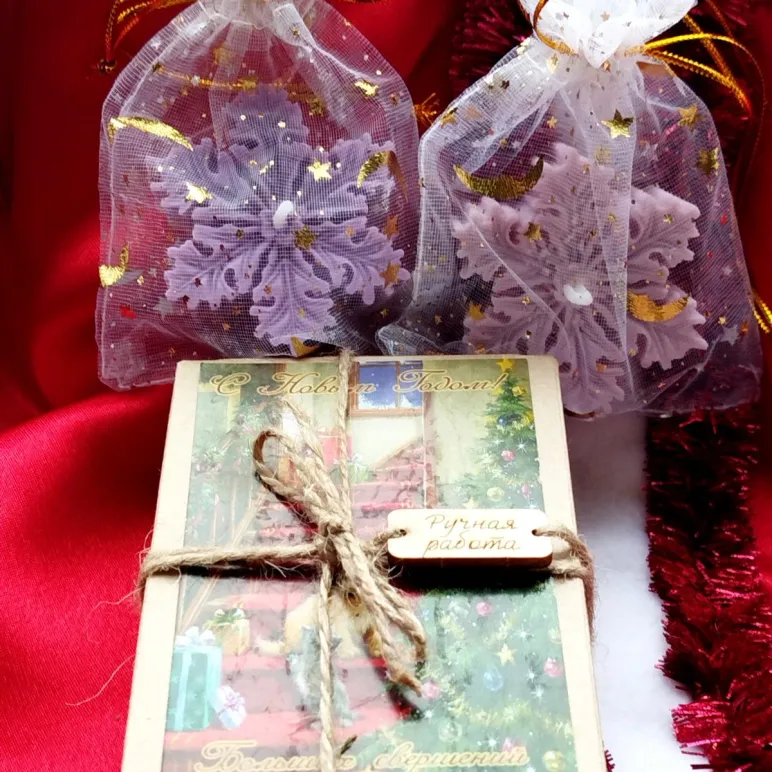 Свечи новогодние набор