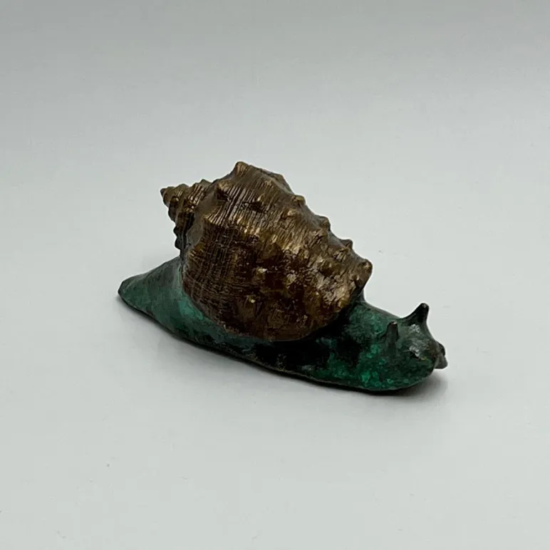 Статуэтка из бронзы Улитка