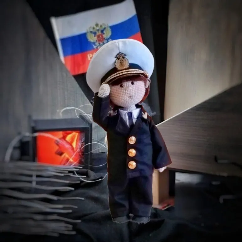 Кукла Моряк Морской Авиации