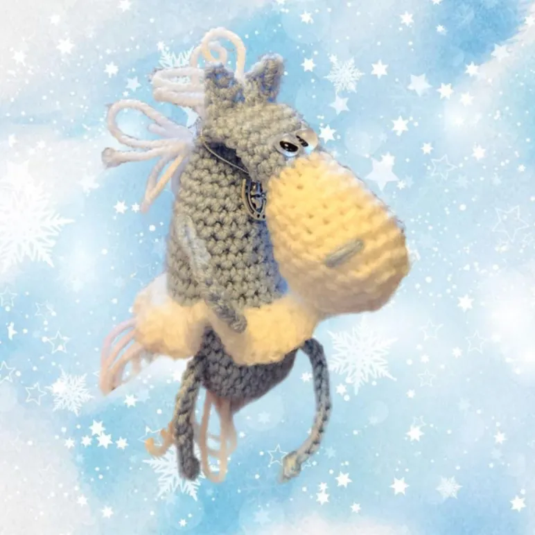 Символ 2026 года, лошадка, игрушка на ёлку