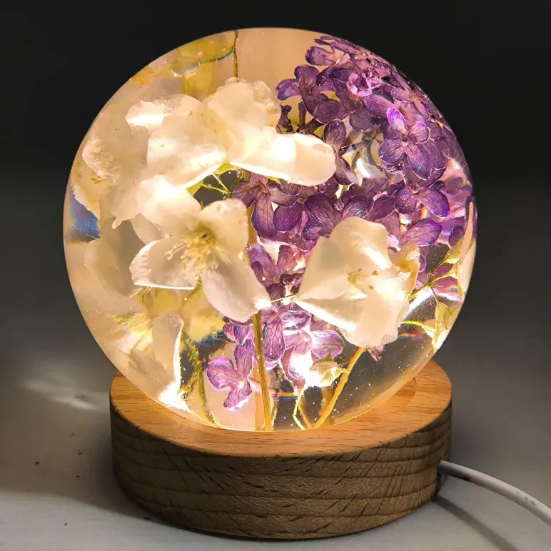 Светильник Ночник с полевыми цветами