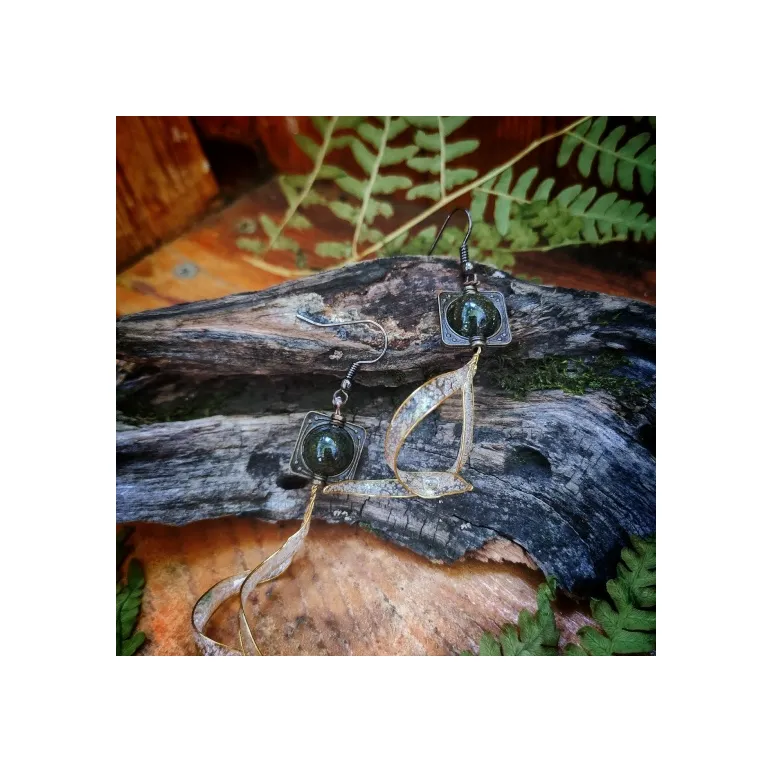 Серьги "Танец реки"