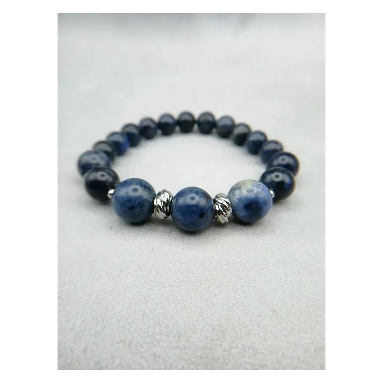 Браслет с дюмортьеритом