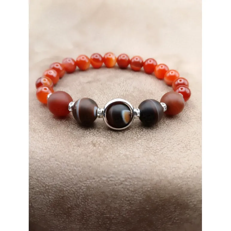 Браслет с сердоликом