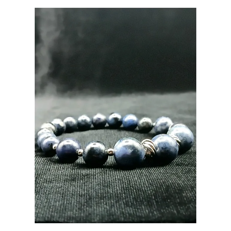 Браслет с дюмортьеритом