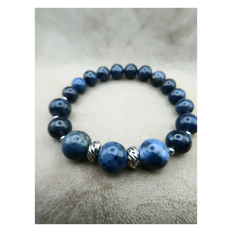 Браслет с дюмортьеритом