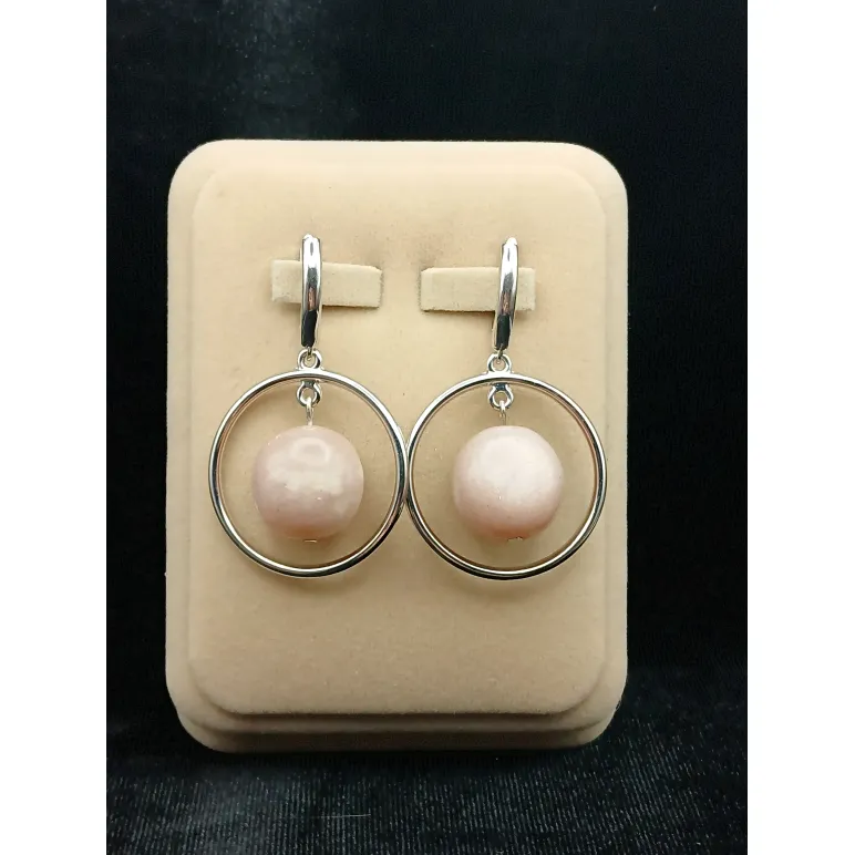 Серьги с солнечным камнем Андезин