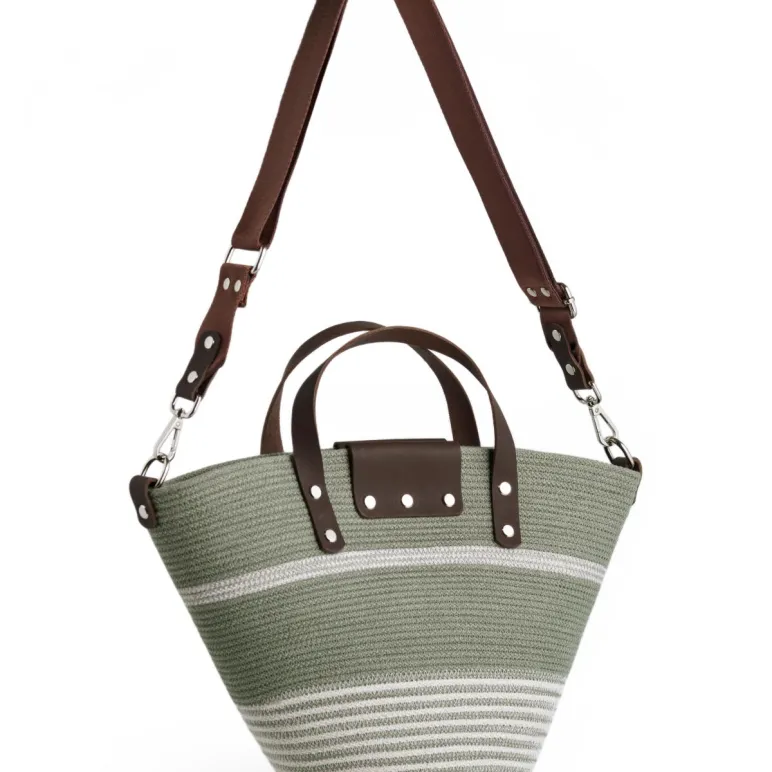 Сумка - корзина из хлопкого шнура