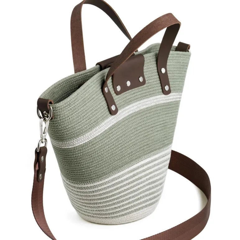 Сумка - корзина из хлопкого шнура