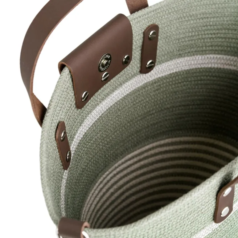 Сумка - корзина из хлопкого шнура