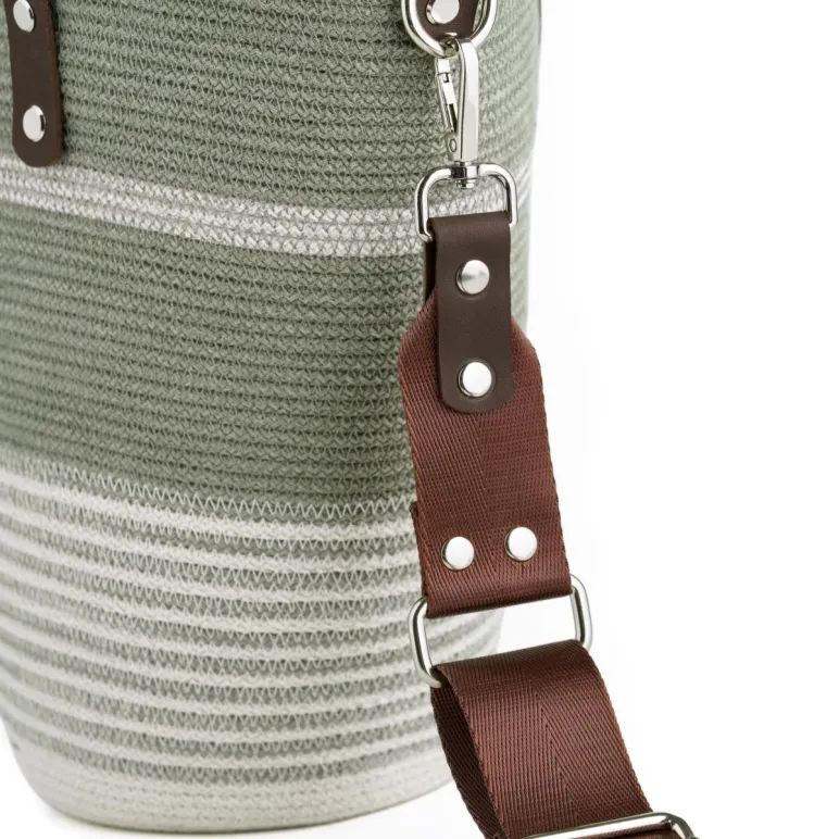 Сумка - корзина из хлопкого шнура