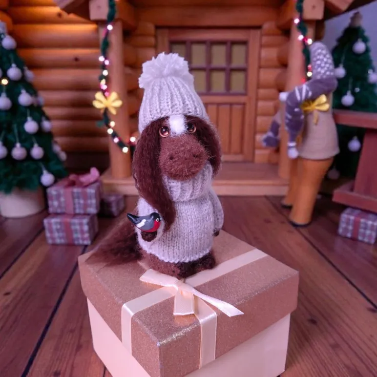 Вязаные лошадки