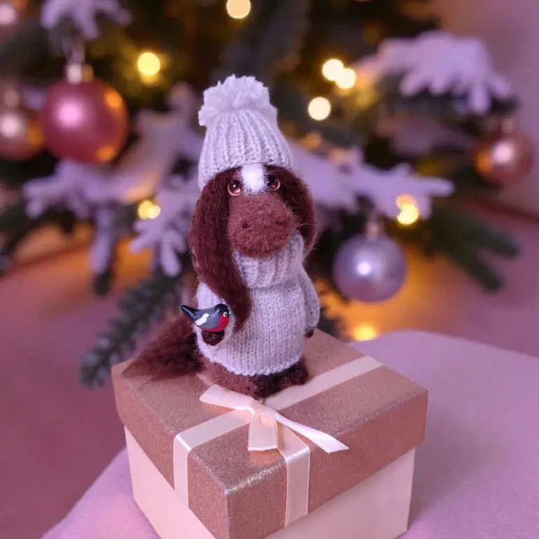 Вязаные лошадки