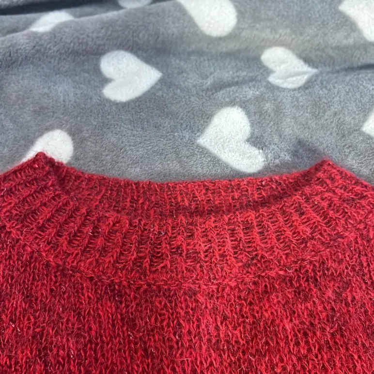 Вязаный свитер ручной работы OVERSIZE