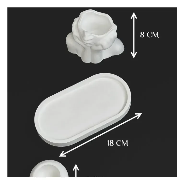 Подарочный набор с вазой-кашпо "Мечтательница"