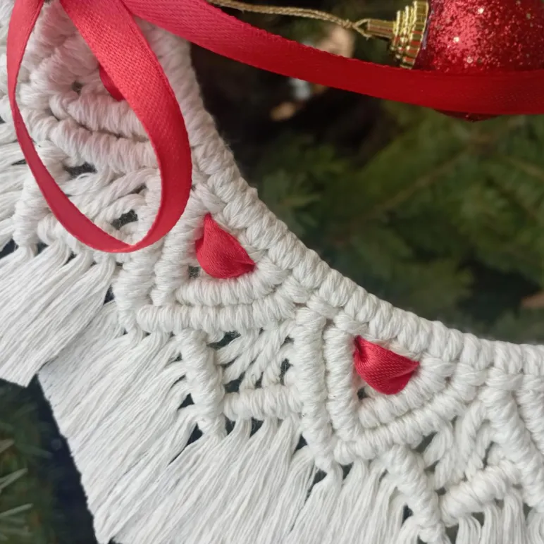 Новогодний венок ручная работа