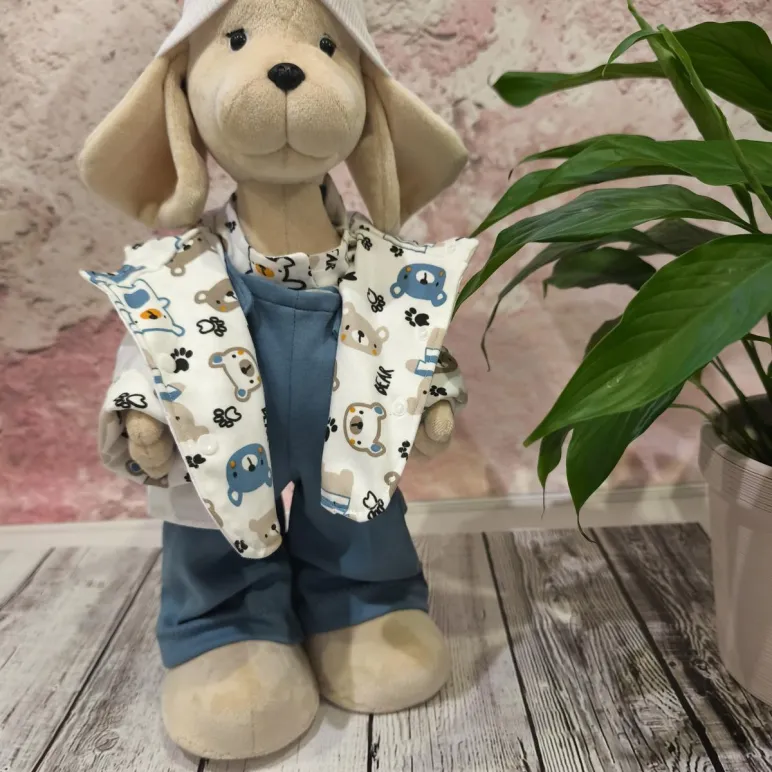 Мягкая игрушка собака Дружок