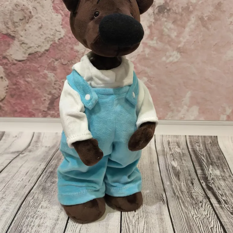 Мягкая игрушка ручной работы мишутка