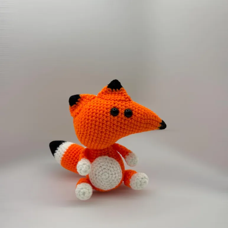 Лис вязаный крючком