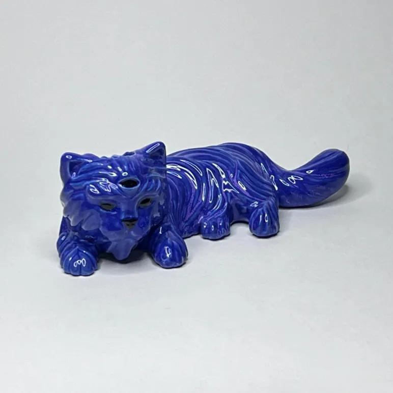 Курительные трубки Коты в цвете Морозный голубой и Конфетти