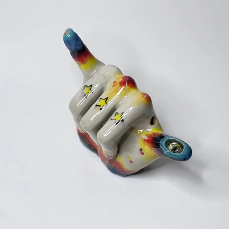 Бабблер/курительная трубка ручной работы Шака