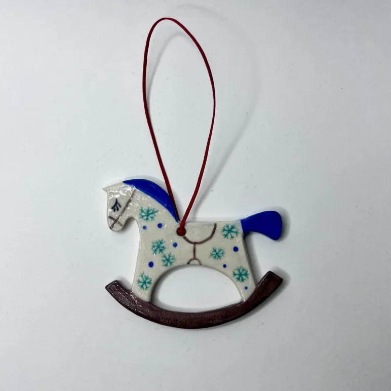 Елочная игрушка Лошадка