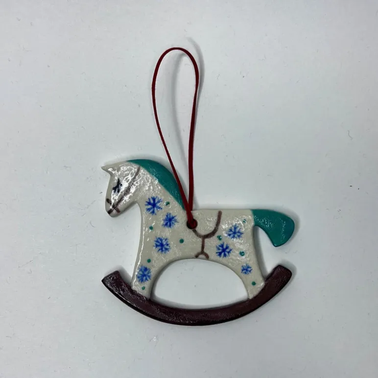 Елочная игрушка Лошадка