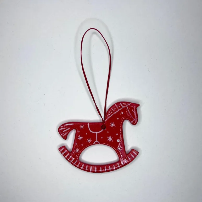 Елочная игрушка Лошадка