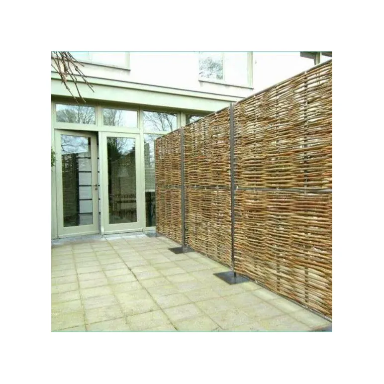 Плетеный заборчик из лозы ивы "Тын"