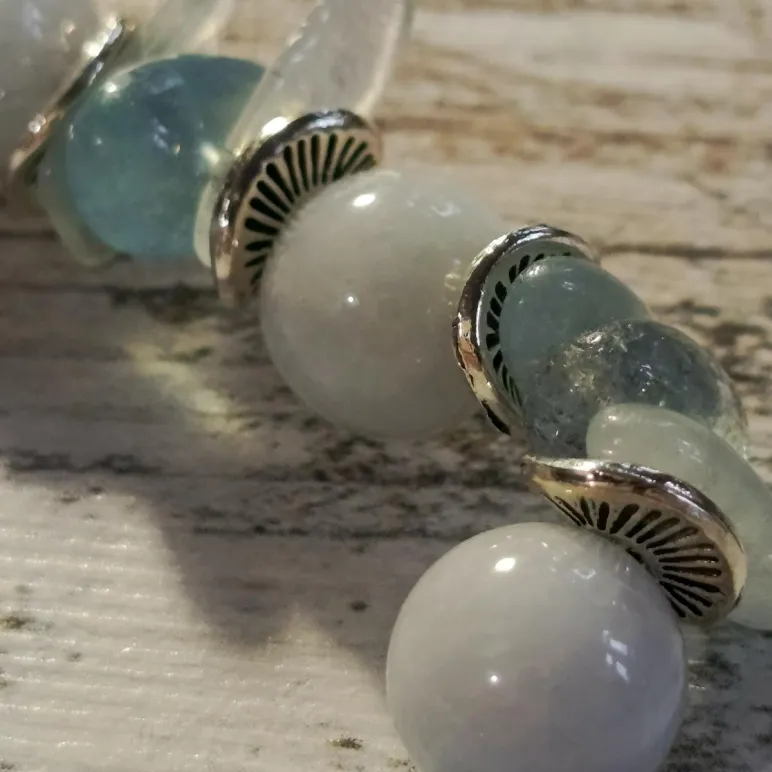 Браслет из аквамарина