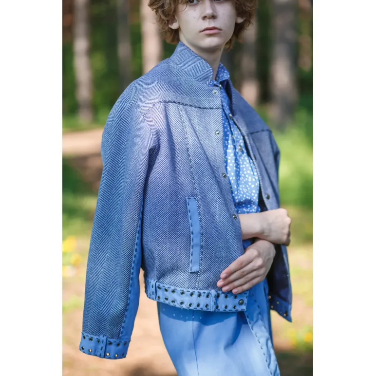 Костюм «URBAN EXPLORER»: джинс, кашемир и винтажная отделка