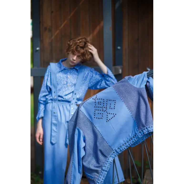 Костюм «URBAN EXPLORER»: джинс, кашемир и винтажная отделка