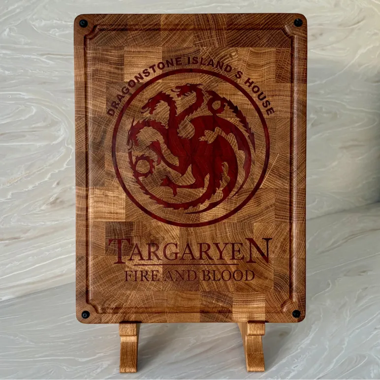 Игра престолов премиальная дубовая доска