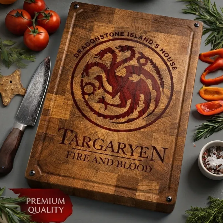 Игра престолов премиальная дубовая доска