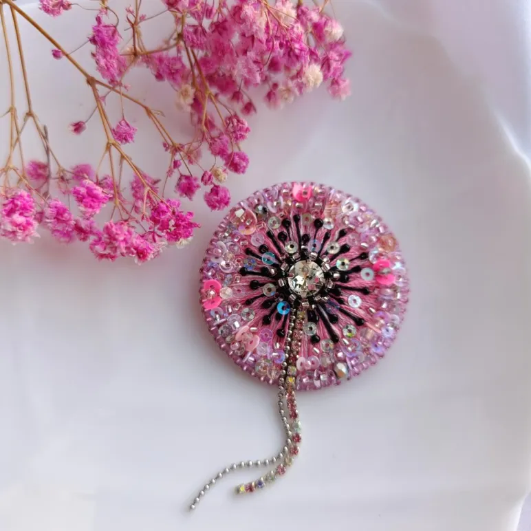 Брошь Одуванчик