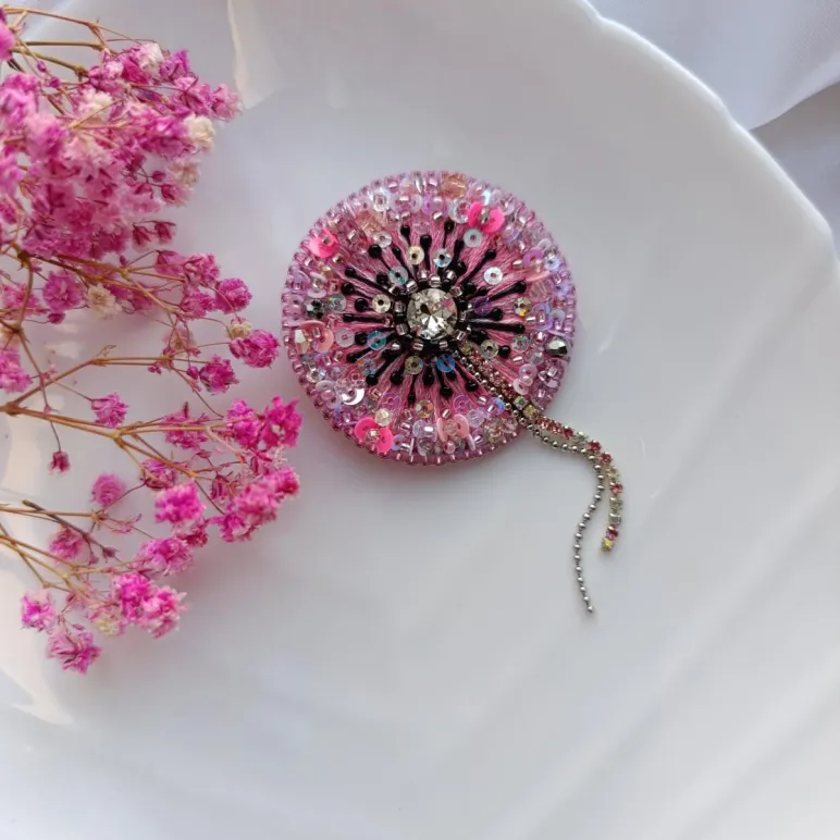 Брошь Одуванчик