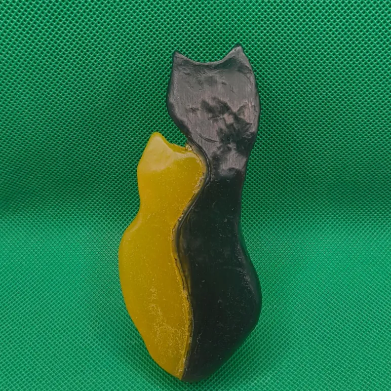 Оригинальный подарок мыло котики двухцветное к 14 февраля