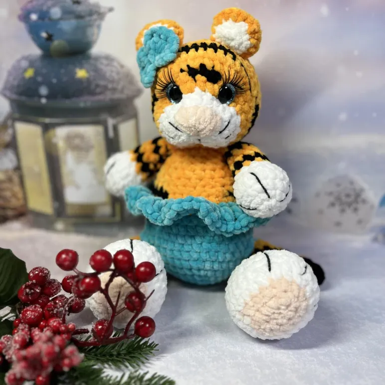 Игрушка ручной работы Тигруля