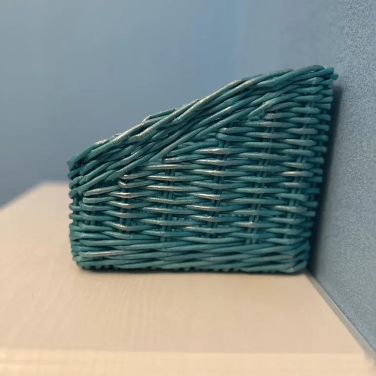 Органайзер из бумажной лозы