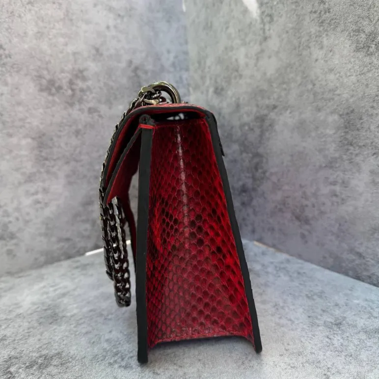 сумка из натуральной кожи питона