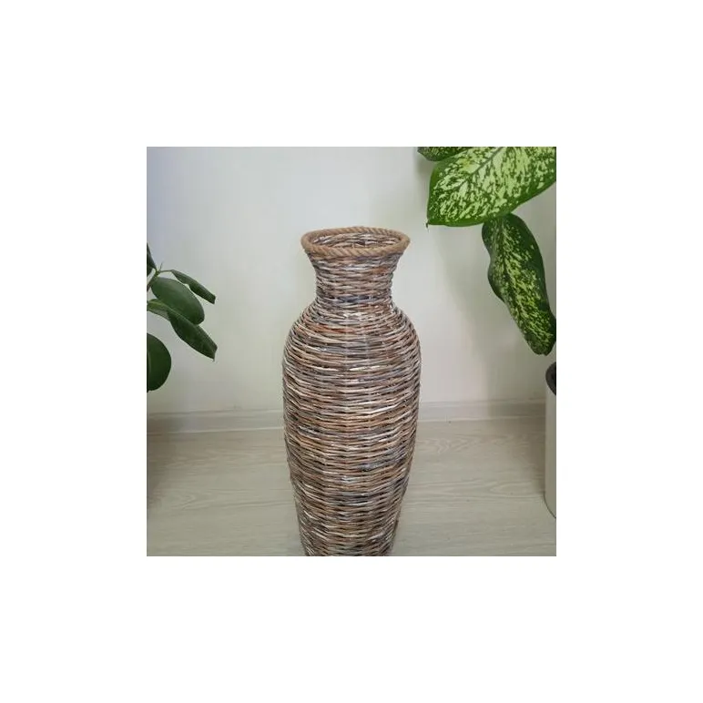 Ваза напольная плетёная
