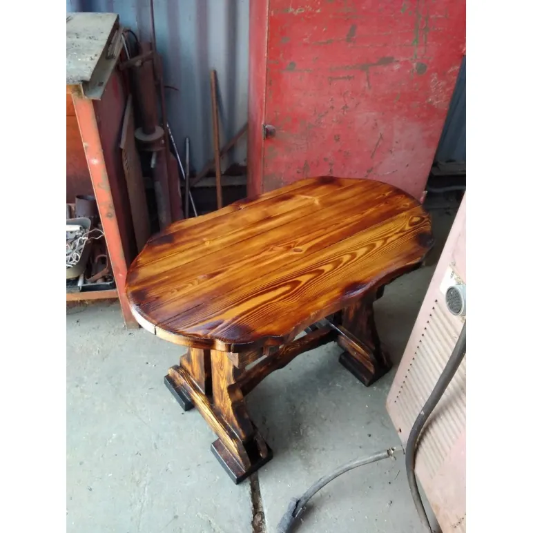 СТОЛ САДОВЫЙ С ЛАВКОЙ ИЗ МАССИВА СОСНЫ Стол садовый с лавкой из массива сосны