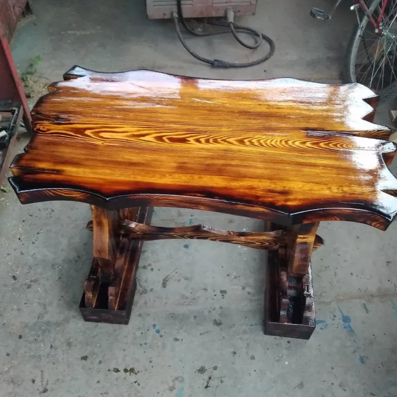 СТОЛ ДЛЯ САДА ИЗ МАССИВА , МАТЕРИАЛ СОСНА Стол для сада из массива , материал сосна