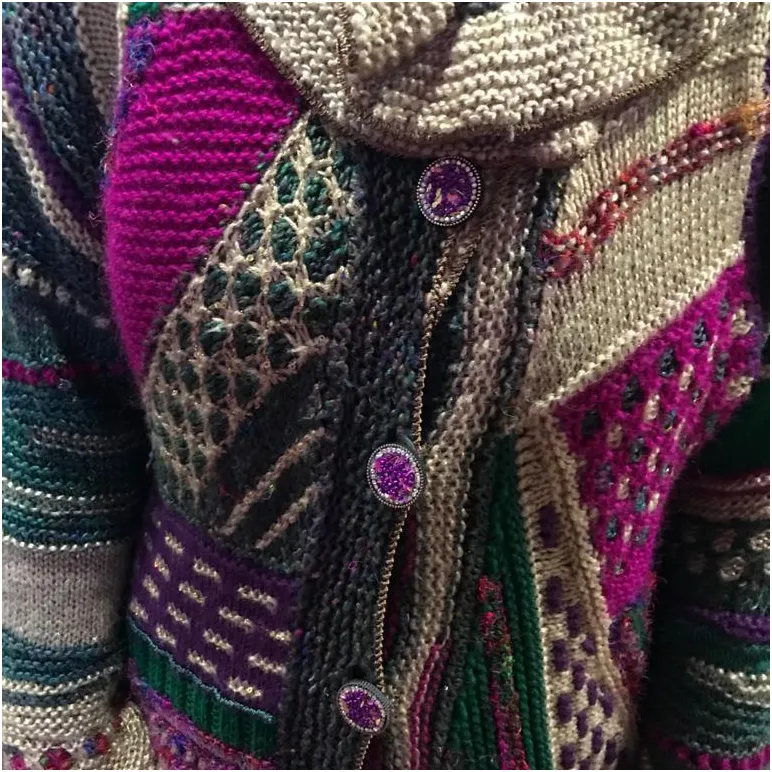 БАГДАД демисезонное вязаное пальто (кардиган)