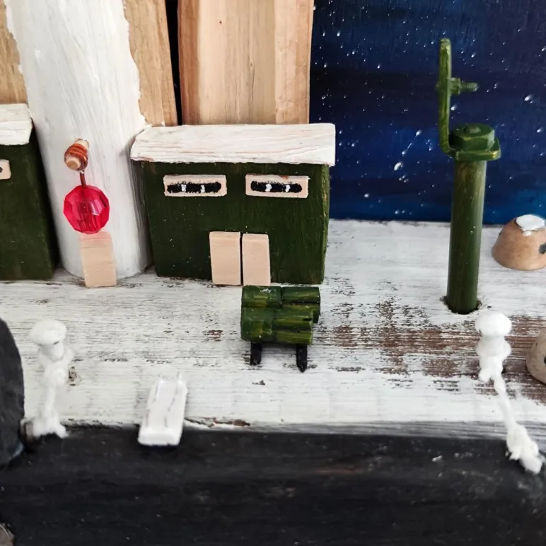 Ключница вешалка с подводной лодкой и маяком "Секретная база ВМФ"