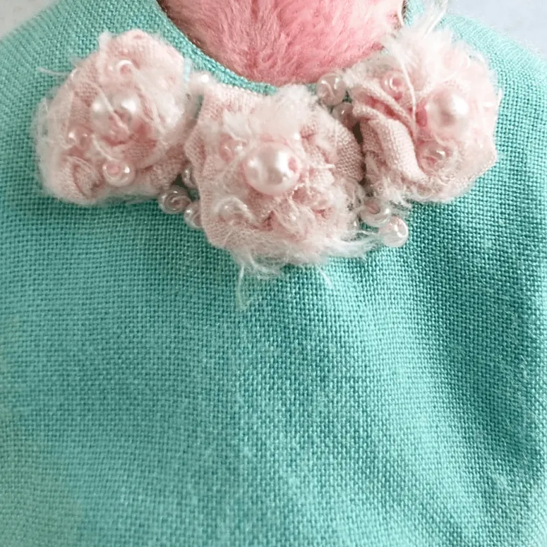 плюшевый зайка ручной работы