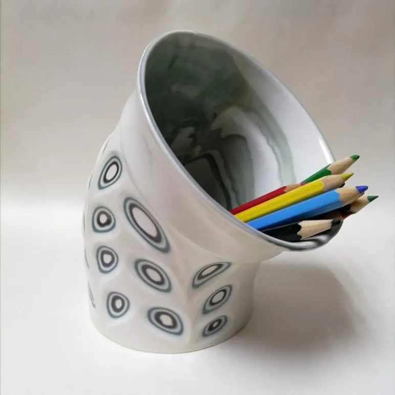 Солонка фарфоровая открытая