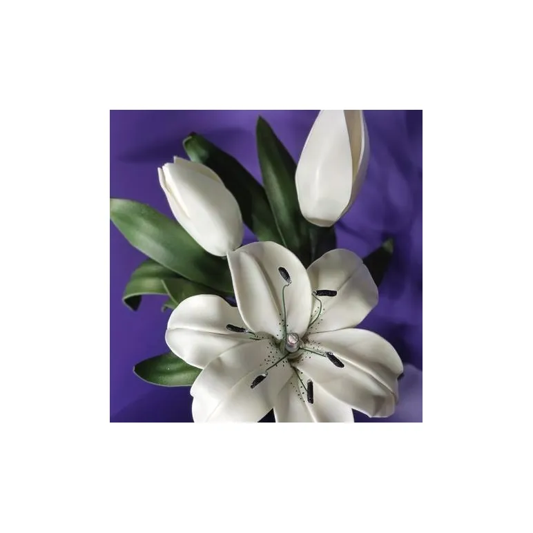 Светильник лилия ручной работы